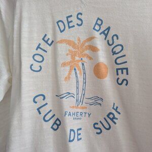 White Faherty Sweatshirt Cote des basques Club de surf